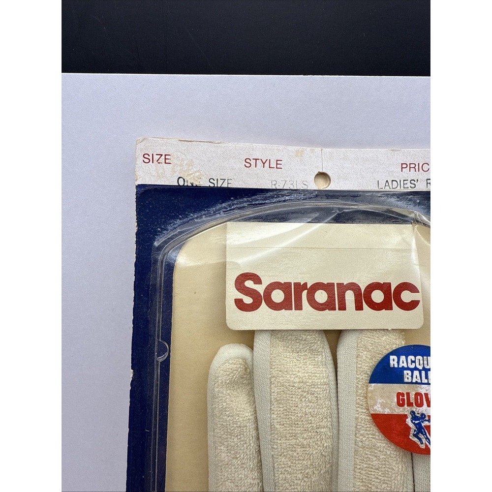 Vintage Lady Saranac Raquetball Glove #R73LS Ladies Right Hand One Size NOS - Picture 2 of 13